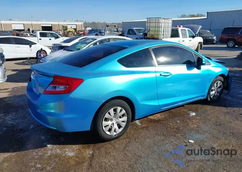 2012 Honda Civic Lx from USA, damaged, VIN 2HGFG3B55CH560422